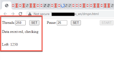 A cybercriminal using a custom Clickermann script named “vpn brt” with 250 threads running simultaneously”