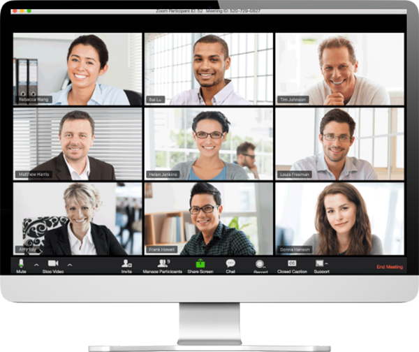 Zoom Meeting Grid